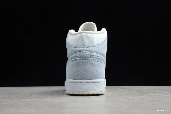 Cheap TBkick 1 Mid Textures Mixed Air DA4666-100 Jordan Blue 0714